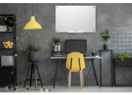 לוח מחיק מגנטי 90*60 זכוכית לבנה התקנה נסתרת Bclear לוח מחיק מגנטי 90*60 זכוכית לבנה התקנה נסתרת Bclear