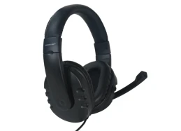 אוזניות חוטיות שחורות USB SILVERLINE אוזניות חוטיות שחורות USB SILVERLINE