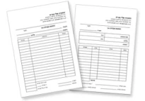 פנקס הזמנות A5 פנקס הזמנות A5